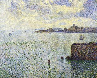 Sailboats and Estuary, Theo Van Rysselberghe